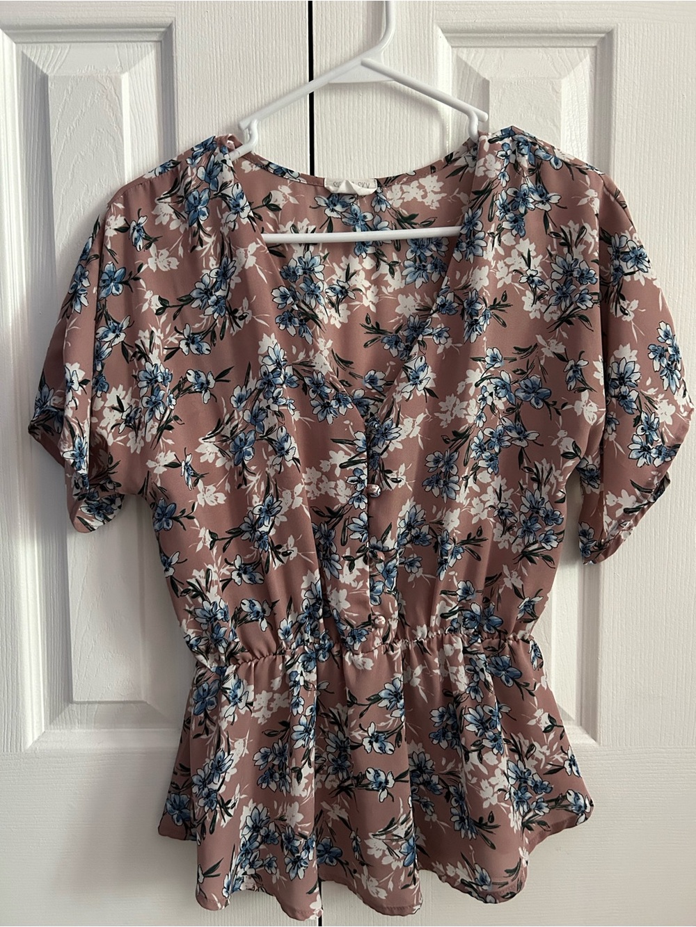 Floral Peplum Blouse